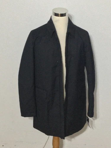 NWT Men's GALLOTTI Lightweight Lined Rain Jacket, 52 IT, 42 US, Black image 2