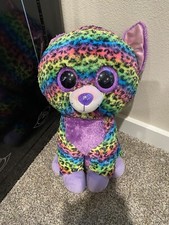 Large Beanie Boo Trixie Without Tag Scratched Eyes