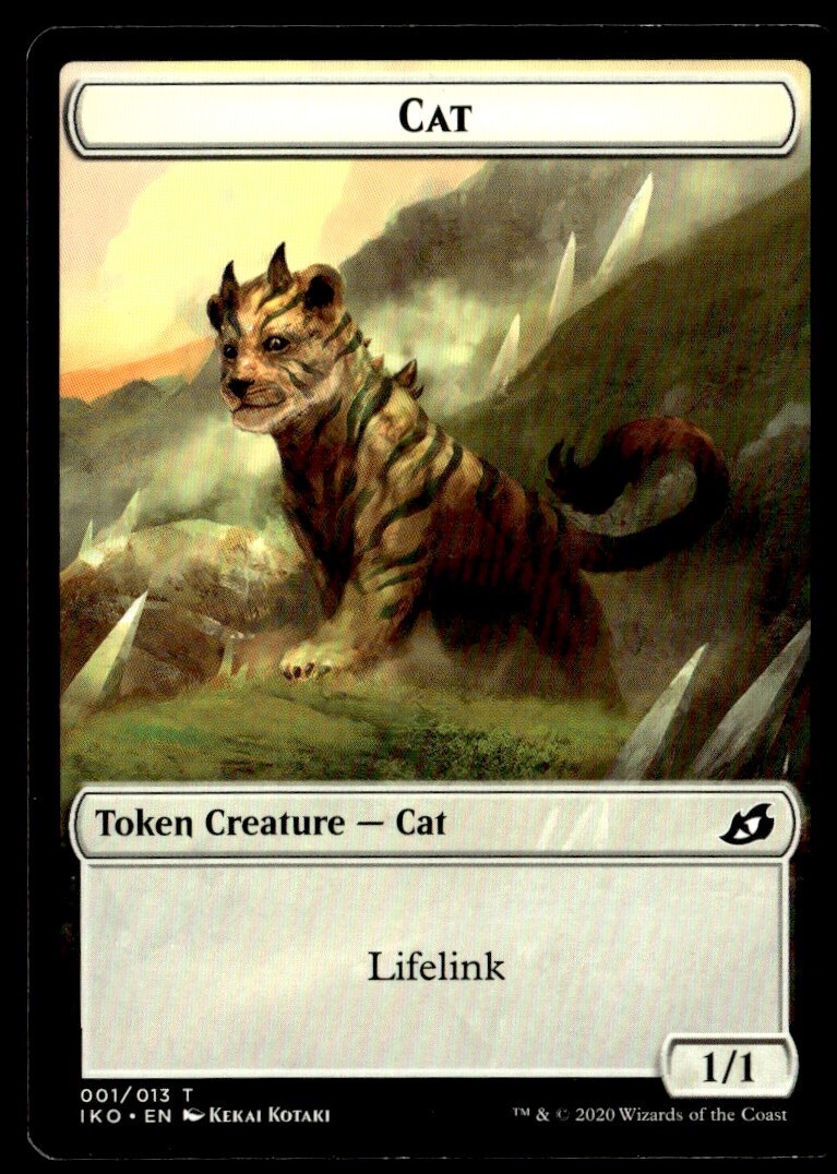 2020 Ikoria: Lair of Behemoths Tokens Cat Token/Common #1