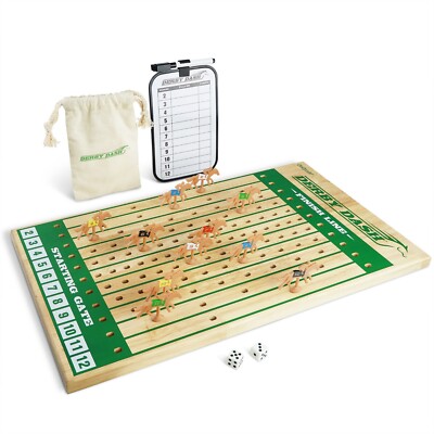 GoSports Tabletop Horse Racing Derby Dash Raise the Stakes at Family Game Night
