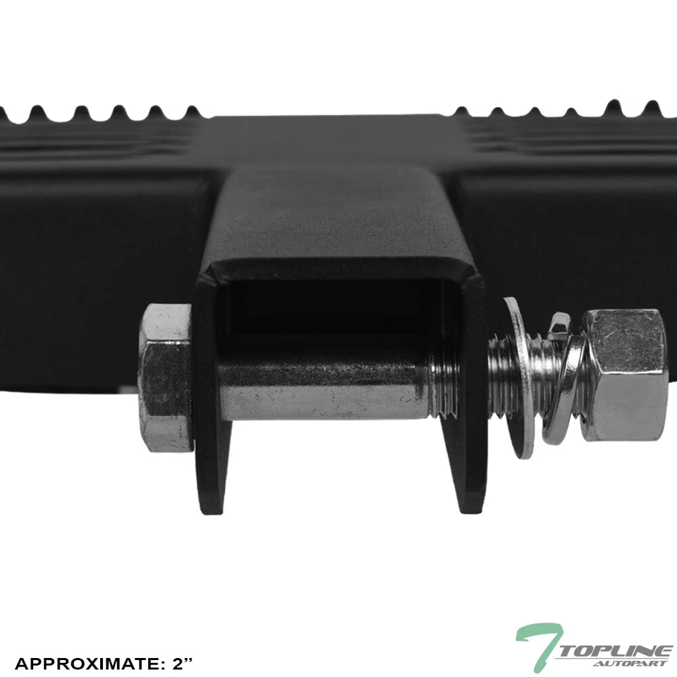 TLAPS Wide Mesh Hitch Step+2" Tow Receiver Matte Black For Mercedes Mits Nissan Foto 3 de 4