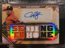 CUBS ALEX BREGMAN 2021 Topps Triple Threads GOLD/9 AUTO RELIC BREGGY WBC USA