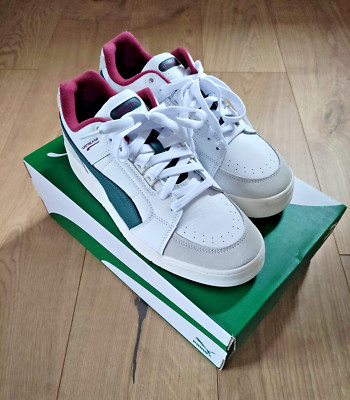 PUMA Slipstream Lo Retro Herren Sneaker weiß-malachit 384692-11 EUR 44,5