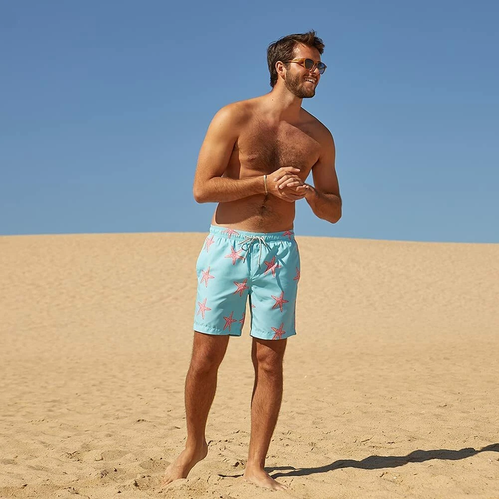 maamgic Mens Slim Fit Quick Dry Swim Shorts Swim Trunks Mens