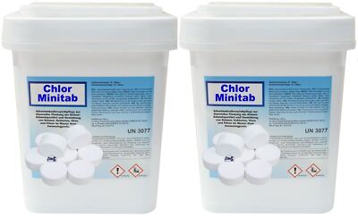 10 kg Chlor 20g Mini Chlortabletten Schock Tabletten Stoßchlorung Schnellchlor