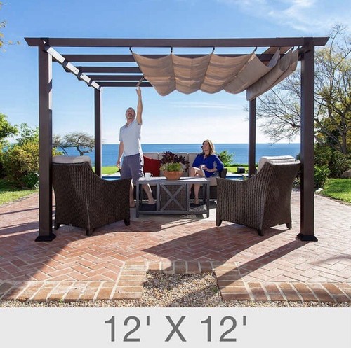 12' x 12' All Season Aluminum Pergola 