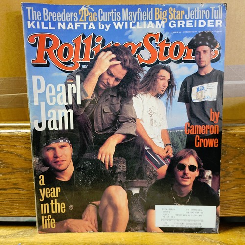 ORIGINAL Pearl Jam a year in the life Rolling Stone Issue 668 October 28 1993 - Picture 2 of 3