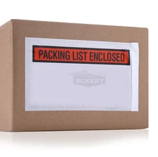 1000 5 1/2 X 10 Packing List Enclosed Envelopes - Partial Face