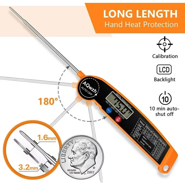Meat Thermometer, Instant Read Thermometer, Meat Thermometer, Food Thermometer