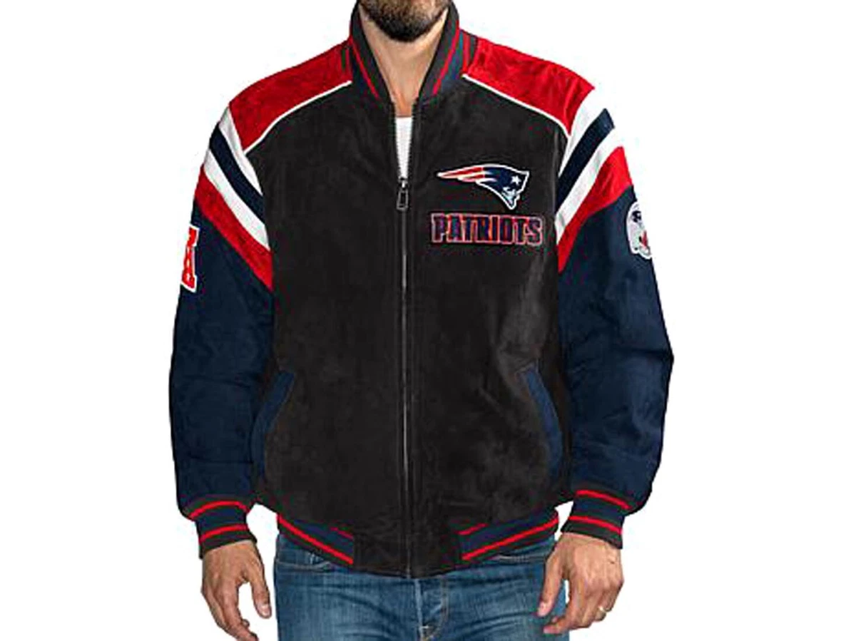 Patriots suede best sale jacket