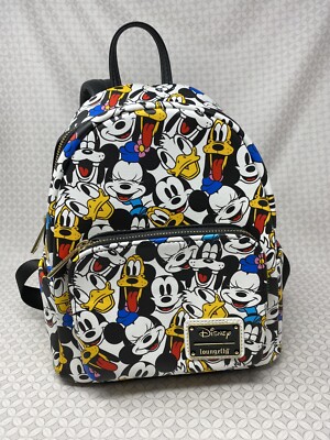 Loungefly Disney The Fab mini Backpack Mickey friends goofy minnie  donald
