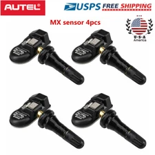 Autel TPMS MaxiTPMS 4 PCS MX Programmable Sensor 2 In1 315&433MHz Rubber Stem