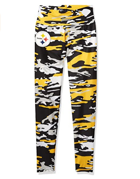 Женские леггинсы Zubaz NFL Pittsburgh Steelers с камуфляжным принтом