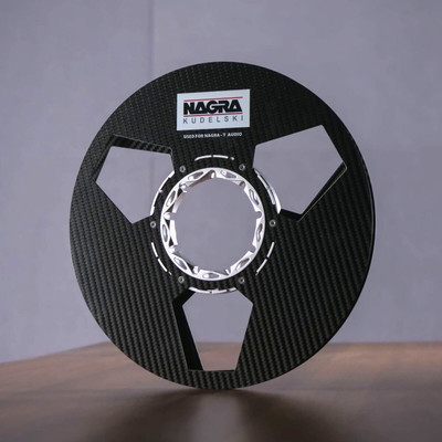 1 PCS Pro NAGRA 10.5'' Carbon Fiber 1/4'' Empty Tape Reel For GX-630D Recorders