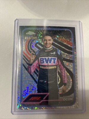 Carte Esteban Ocon Chrome Topps 2024 – Alpine F1 – PSA 10 (Gemmée)
