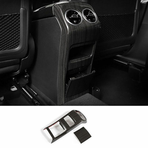 For Benz GLA 2020-2023 Black wood Grain Rear Air Outlet Vent Panel Cover Trim 2X