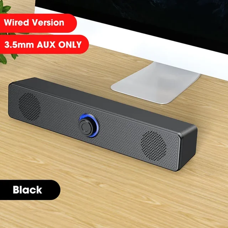 PC Soundbar Wired and Wireless Bluetooth Speaker USB Powered Soundbar for TV Pc-image