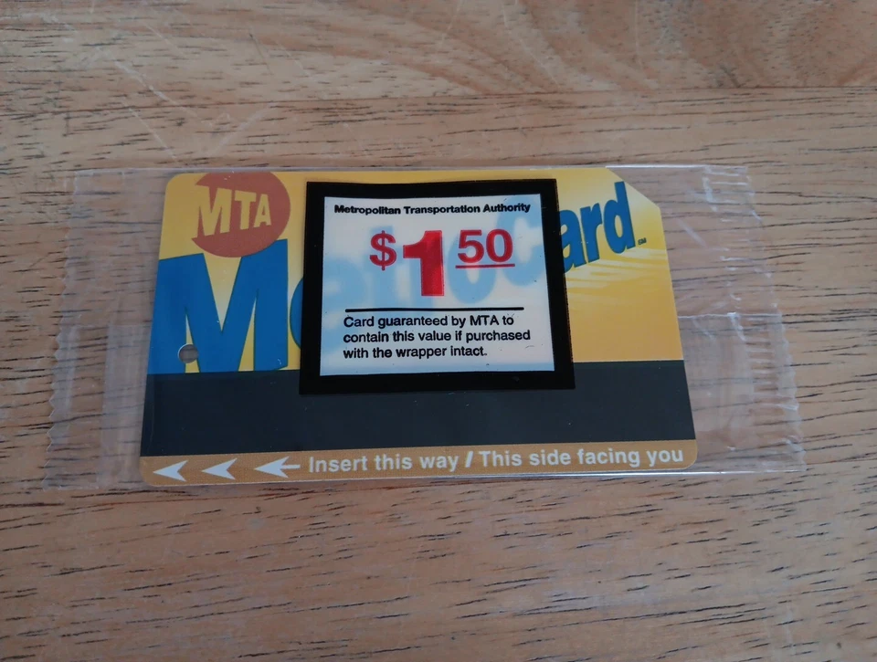 1997 Subway Series Metrocard Sealed MINT Mets VS Yankees Collectible Card Rare - Image 3 of 3
