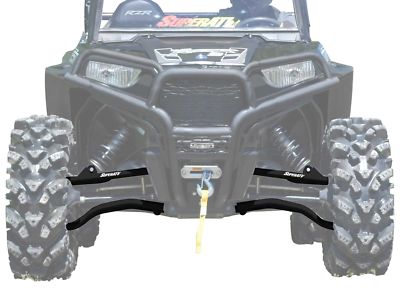 SuperATV High Clearance Front A-Arms for Polaris RZR S 1000 (2017-2020) - Black