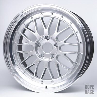 LINEA CORSE Wheels SDM-10V - 19X10, 43mm, 5X120, 72.6 Hub, RL HYP SILVER