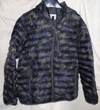 BOEING Camouflage Camo Puffer Goose Down Hood...