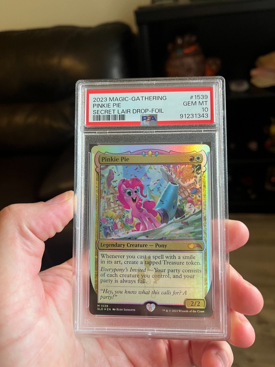 Pinkie Pie Secret Lair Drop Foil PSA 10 MTG secret lair drop pony