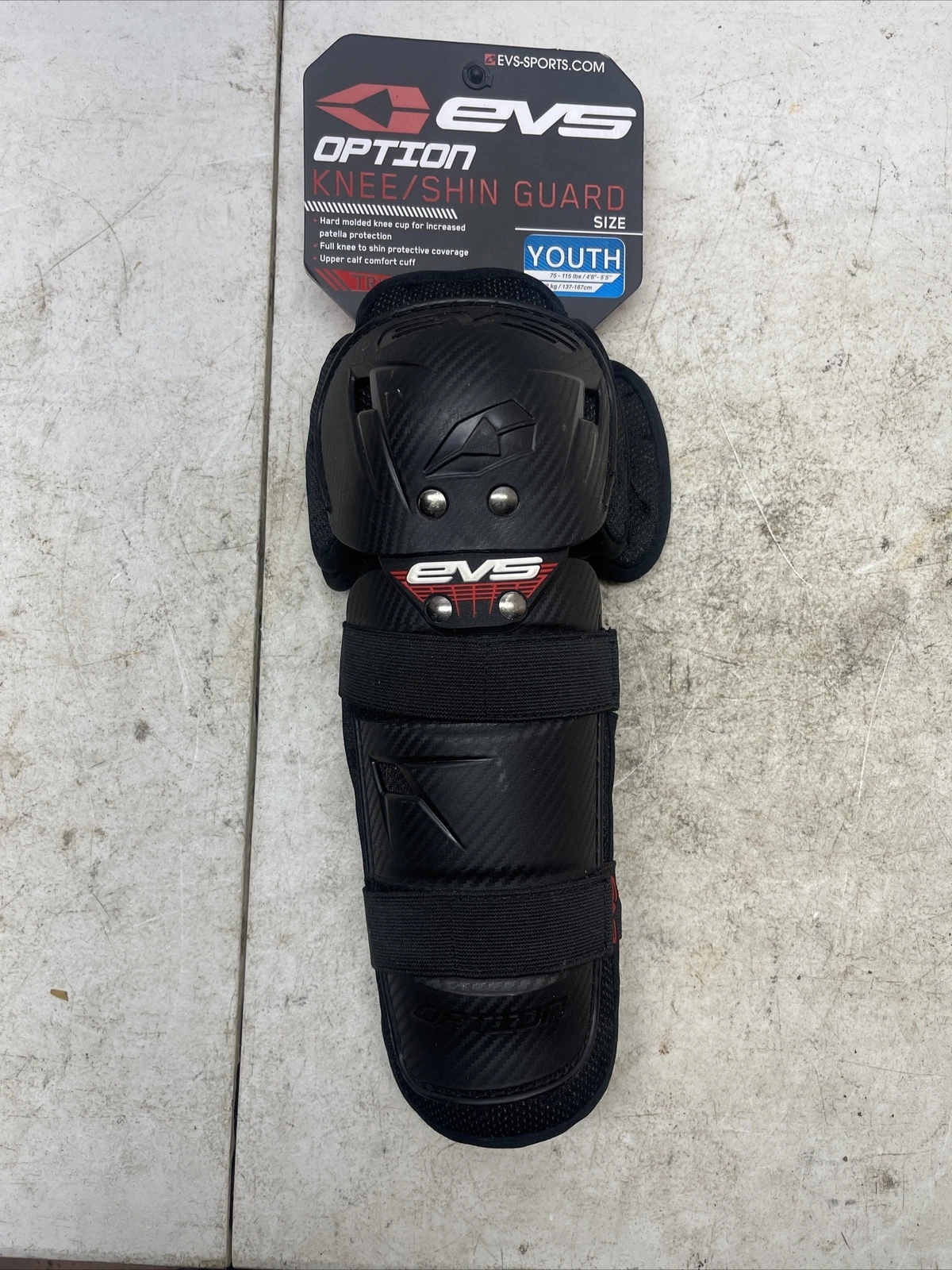 EVS YOUTH KNEE AND SHIN GUARD- SIZE YOUTH