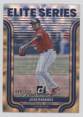2022 Panini Donruss Elite Series 988/999 Jose Ramirez #ES-6 1n3s