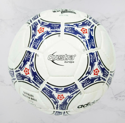 Adidas Questra Europa | UEFA Euro Championship 1996 Soccer Match Ball | Size 5