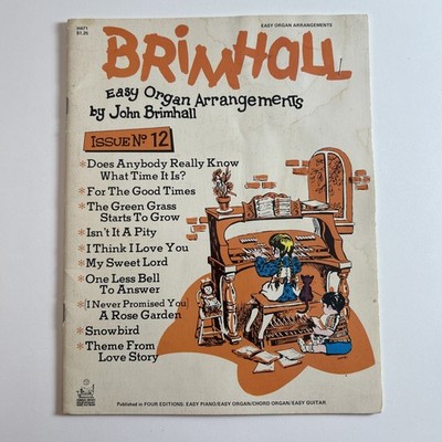 VINTAGE! Brimhall Easy Organ Arrangements By John Brimhall Issue N 12