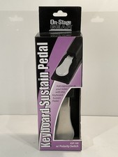 On Stage Gear Keyboard Sustain Pedal KSP100 Polarity Switch Chrome