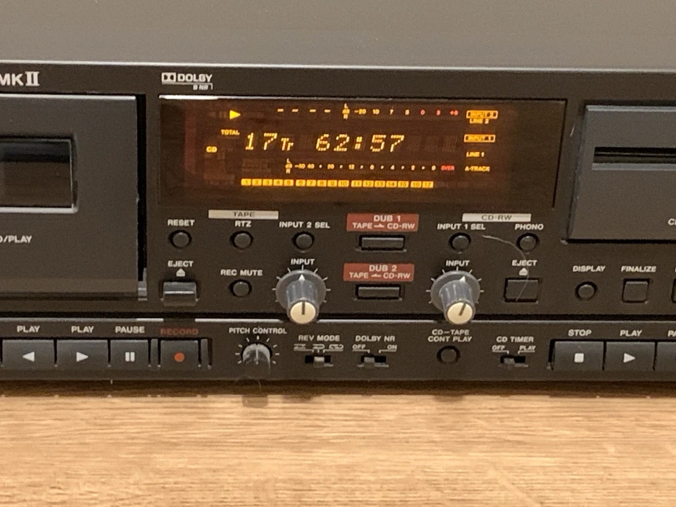 Tascam CC-222SL MKII Professional Cassette/CD Recorder Combo - Tested & Complete - Image 4 of 4