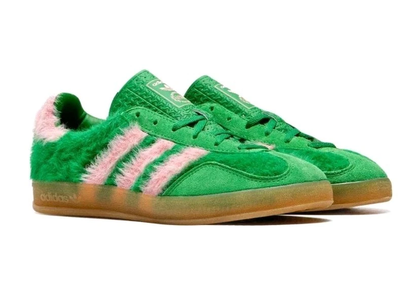 adidas Gazelle Bold Green Glow Pink W for sale | eBay