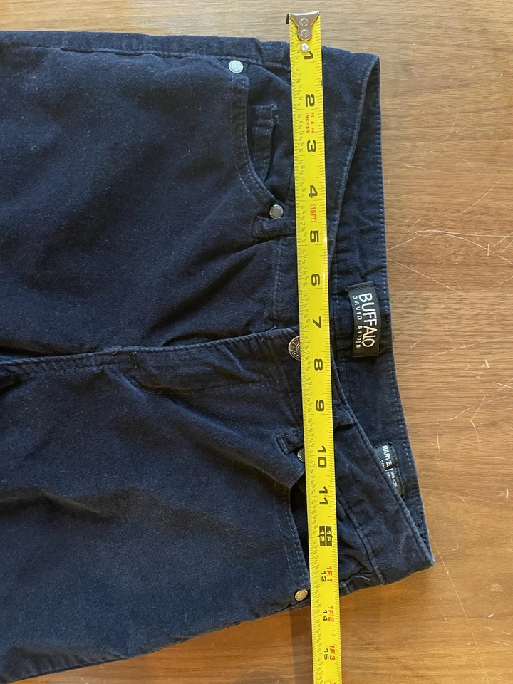 Buffalo Velvet Pants Blue - Image 4 of 4