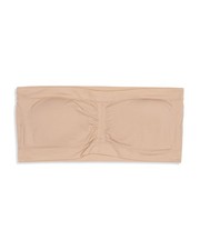 Maidenform Girl Girls 7-16 Slim Seamless Bandeau Strapless Bra X-Large, Nude