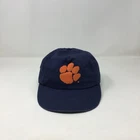 Vintage Clemson Tigers Hat Cap Men  Orange Snap Back University Square Paw NCAA