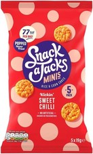 Snack a Jacks Sweet Chilli Multipack Rice Cakes Crisps 5 x 19g
