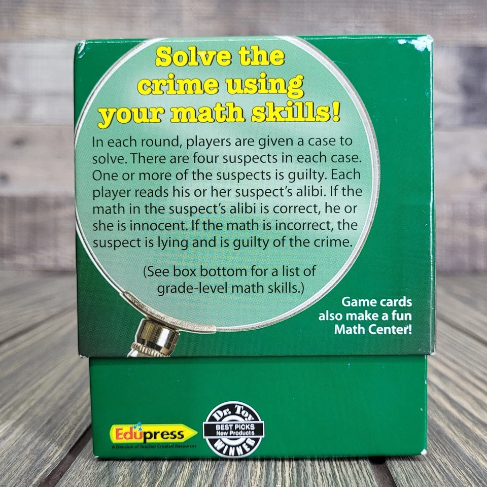 Mathological Liar: A Math Skills Whodunit Game Grade 5 HomeSchool EUC Edupress - Image 3 of 4