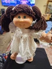 cabbage patch kid doll Brown Poodle Hair, Green Eyes Freckles 25th Anniversary