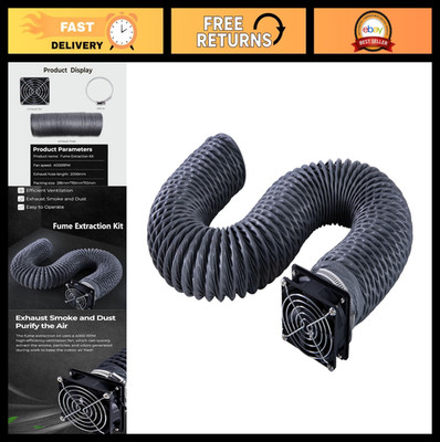 3D Printer Fan Extraction Kit for Ender, Enclosure with Fan Interface & Laser En