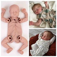 Lifelike Reborn Doll Kit DIY Unpainted Vinyl Silicone Newborn Baby Blank Sclupt