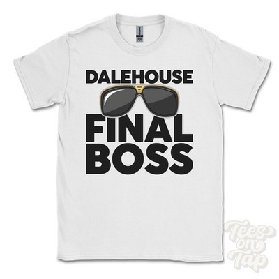 DALEHOUSE FINAL BOSS T-SHIRT funny xmas gift north yorkshire roxby staithes