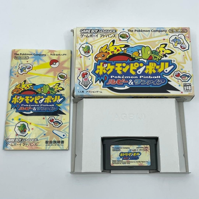Pokemon Pinball Ruby & Sapphire Nintendo GameBoy Advance GBA