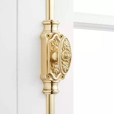Signature Ironmongery Dalston Window Brass Cremone Bolt Hardware 6 feet Polished