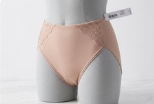 Soma set of two panties with lace in warm amber, small VT high leg nylon panty