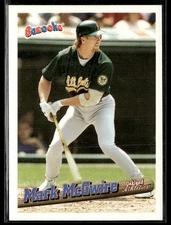 1996 Bazooka #74 Mark McGwire Athletics Baseball Card 2802A