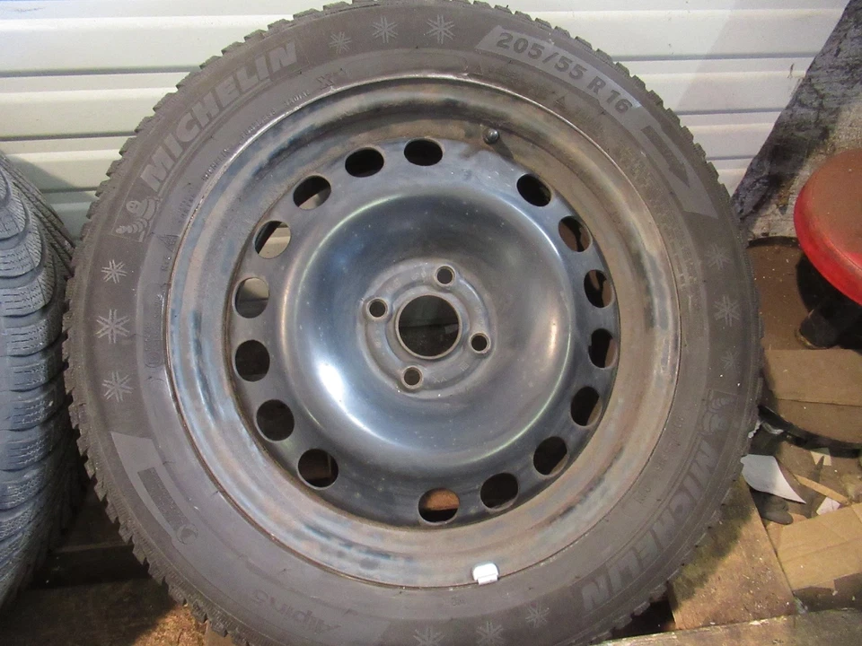 !6,5mm! gute Winterräder Opel Astra H z.B. GTC 205/55 R16 6,5Jx16 ET37 4x100 - Bild 3 von 4