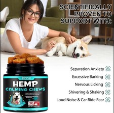 Hemp calming chews for dogs
