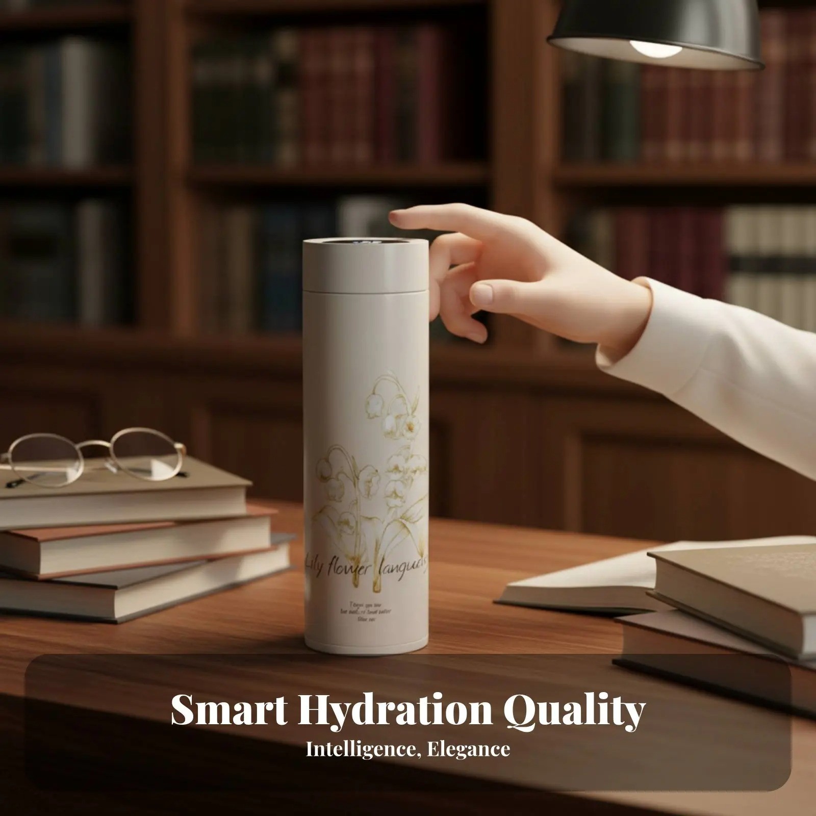 316 Stainless Steel Smart Thermos Tumbler Insulated Lily Flo