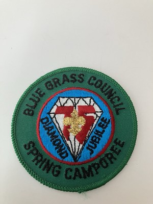 75th Anniversary Blue Grass Council Spring  Camporee Boy Scout BSA Patch